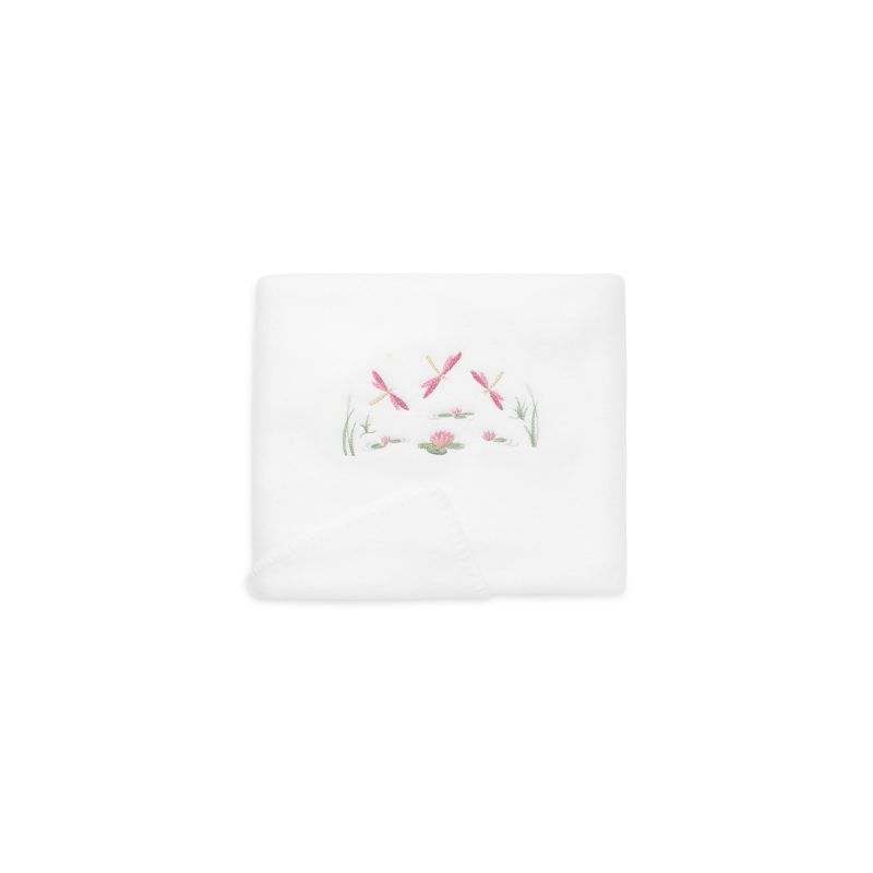 Couverture laine polaire Libellules