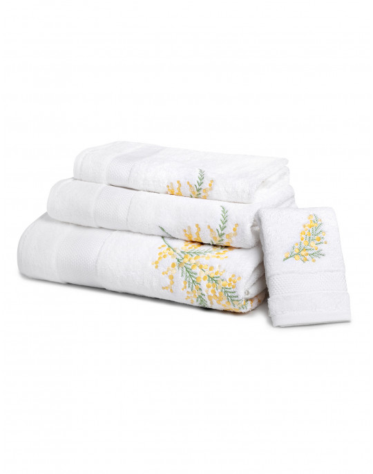 "Mimosa" bath towels