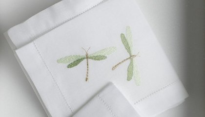 LIBELLULES (dragonflies) napkin