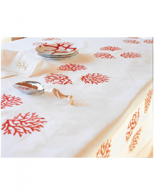 CORAUX 3 COULEURS (coral) Tablecloth