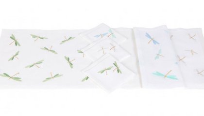 LIBELLULES (dragonflies) place mats (exists in tablecloth)