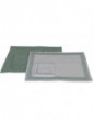 AMBASSADE place mats - green, white-green