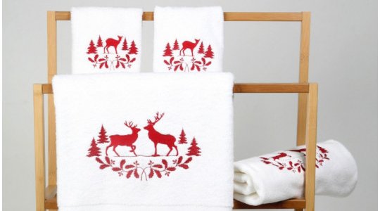 MONTANA embroidered bath towels