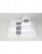 PRISME embroidered  "biais" bath towels