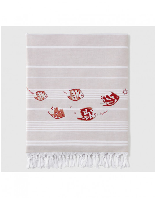 LEGENDE MARINE beach towel