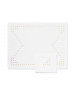 "Point sur le i" placemat and napkin