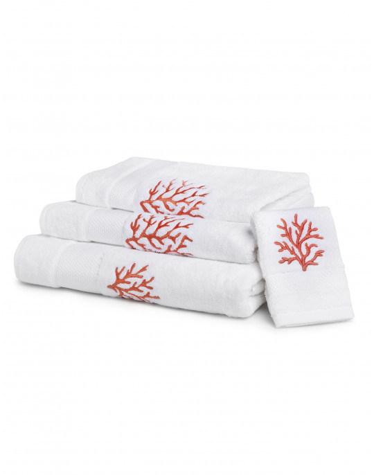 "Coraux" bath towels