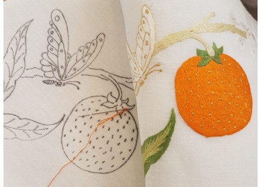 "Orange" placemat pattern