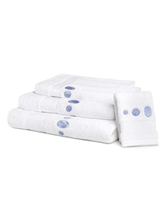 GALETS embroidered bath towels