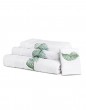 AMAZONE embroidered bath towels (sand - white)