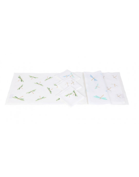 LIBELLULES (dragonflies) placemats (exists in tablecloth)