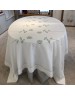 Nappe brodée "Ombelles"
