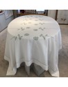 Nappe brodée "Ombelles"