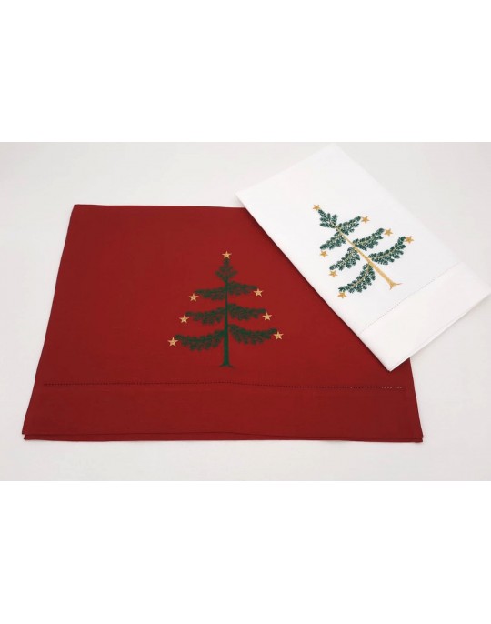 Serviettes d'invités "Sapin"