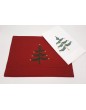 "Sapin" embroidered guest towels