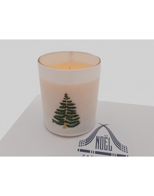 Bougie de Noel Gold - Sapin