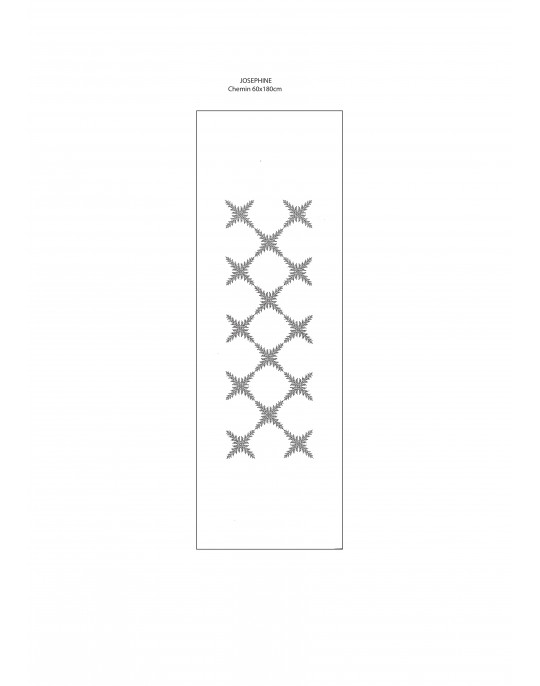 "Joséphine" table runner pattern