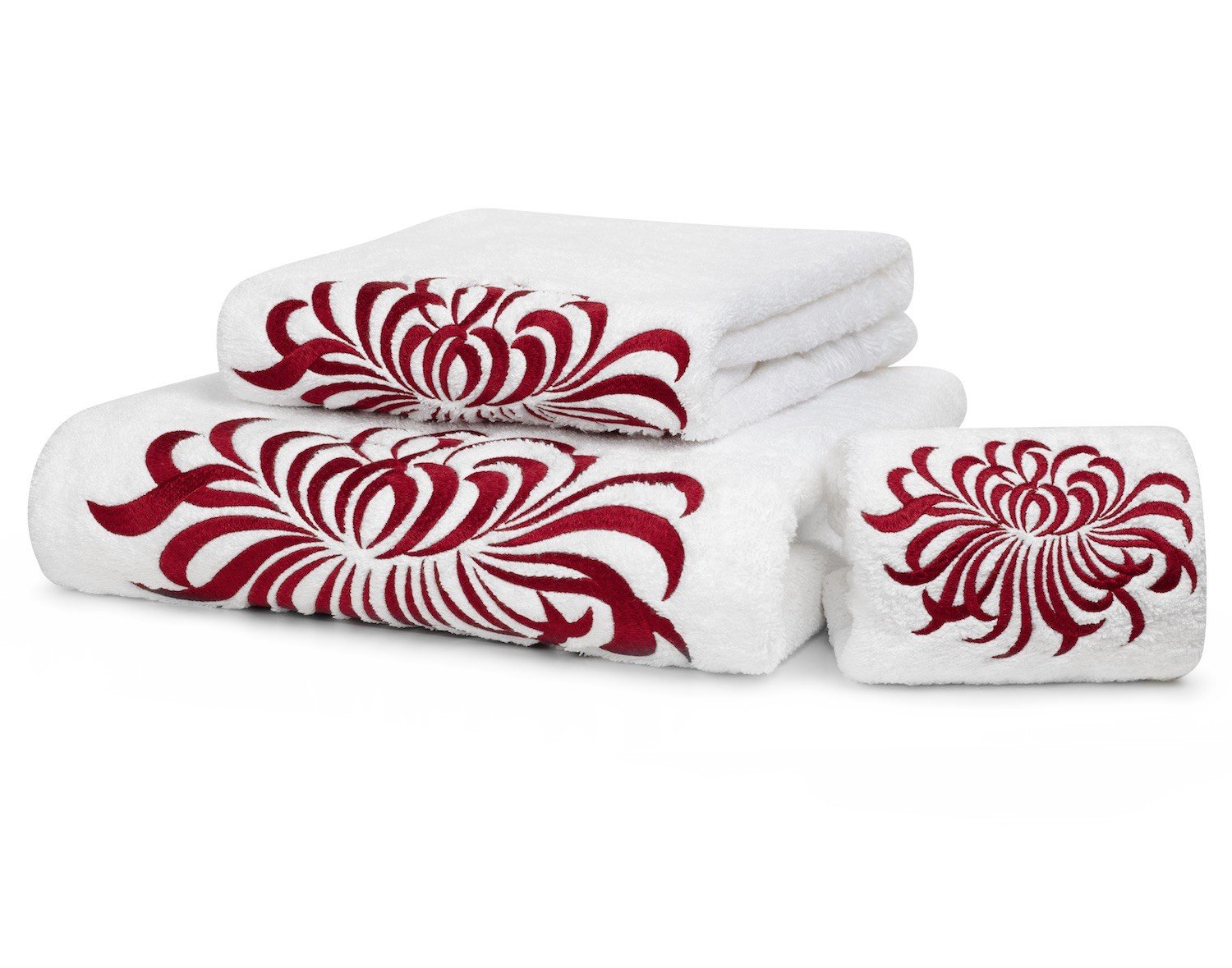 TOKYO embroidered bath towels