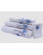 "Fleurs d'Iris" bath towels ( yellow- blue -purple)