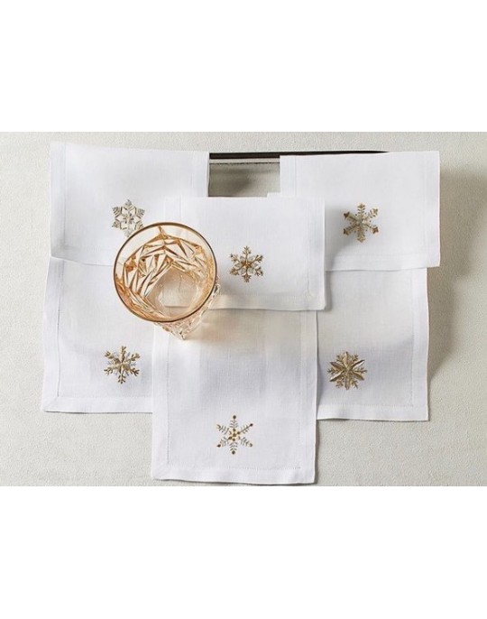 "Cristaux" cocktail napkins