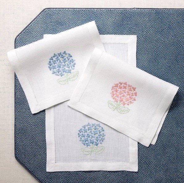 HORTENSIA cocktail napkins