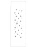 "Cristaux de neige" table runner pattern