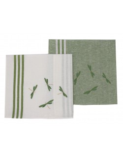 "Libellules" (dragonflies) dish cloth