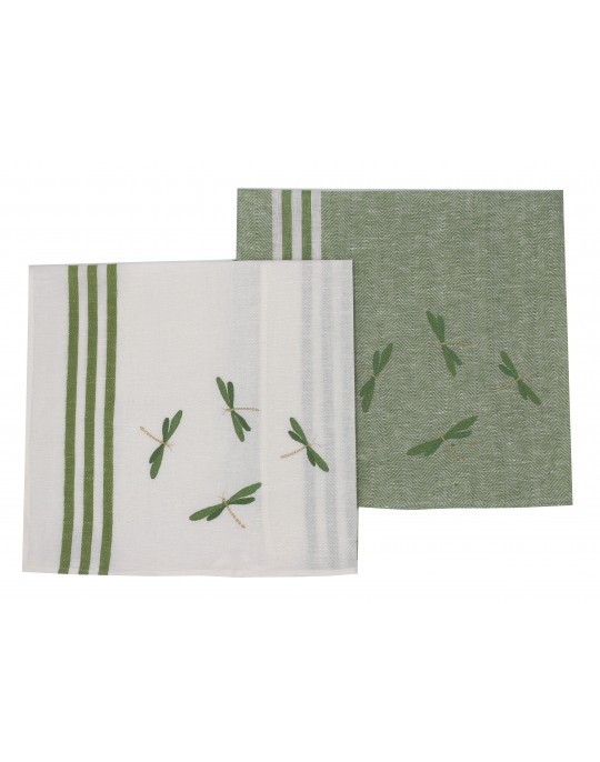 "Libellules" (dragonflies) dish cloth