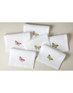 PAPILLONS cocktail napkins