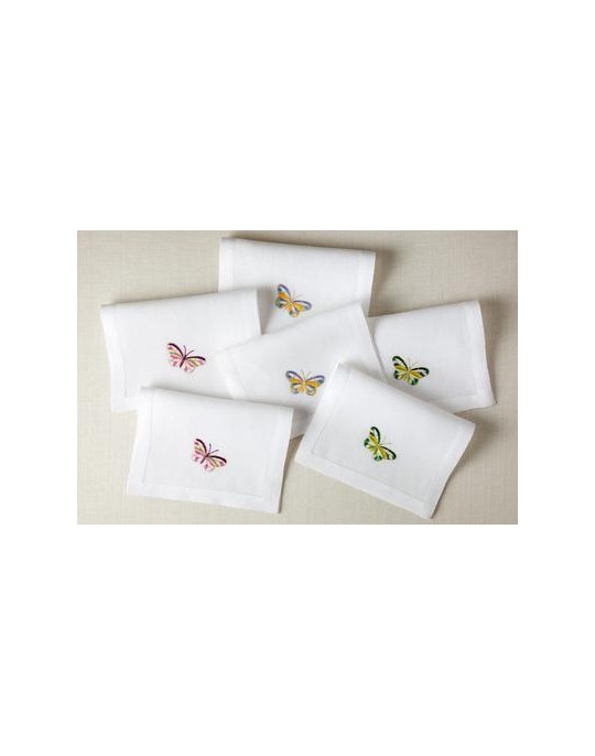 PAPILLONS cocktail napkins