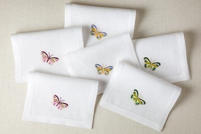 PAPILLONS cocktail napkins