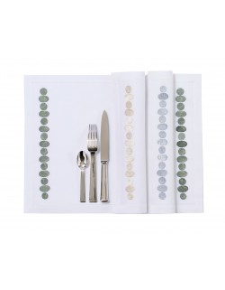 "Galets" placemat and napkin