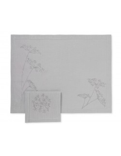 "Ombelles" placemat and napkin