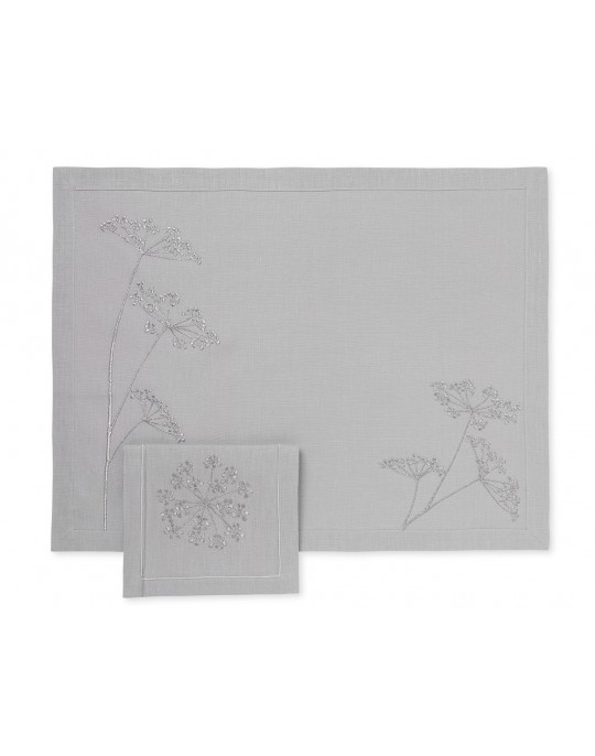 "Ombelles" placemat and napkin