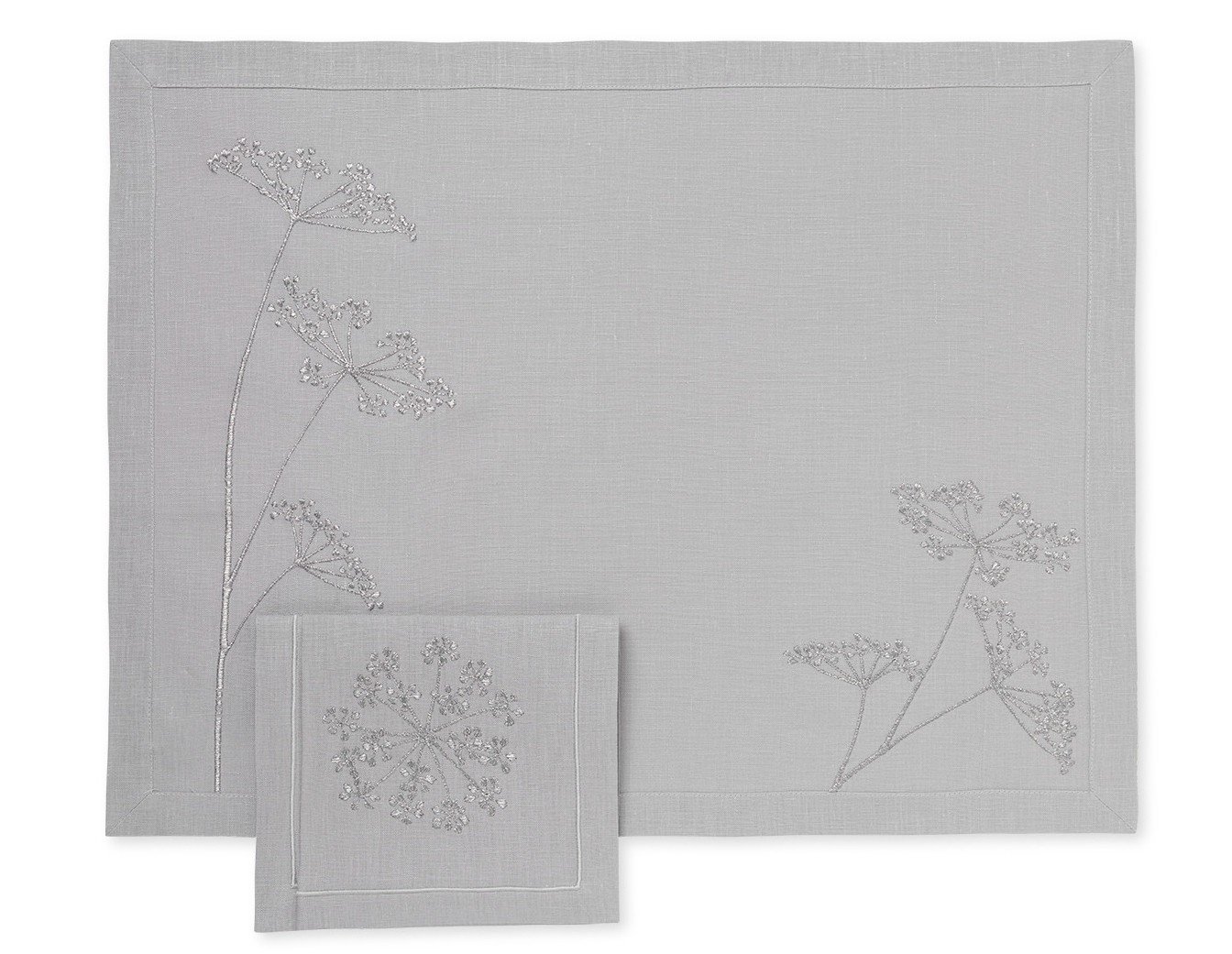 "Ombelles" placemat and napkin