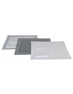 "Ambassade" grey version - placemat and napkin