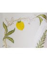 Set de table à broder "Citron"