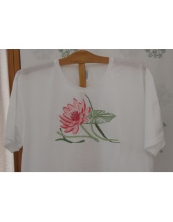 "Giverny" embroidered night t-shirt