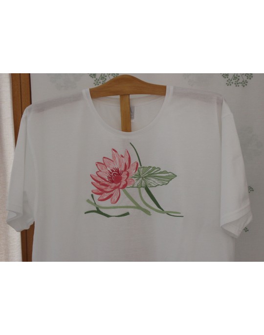 "Giverny" embroidered night t-shirt