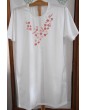 "Fleur de Pommier" embroidered night t-shirt