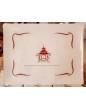 "Pagode" embroidered tray