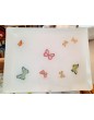 "Butterflies" embroidered tray