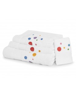 "Carnaval" embroidered bath towels