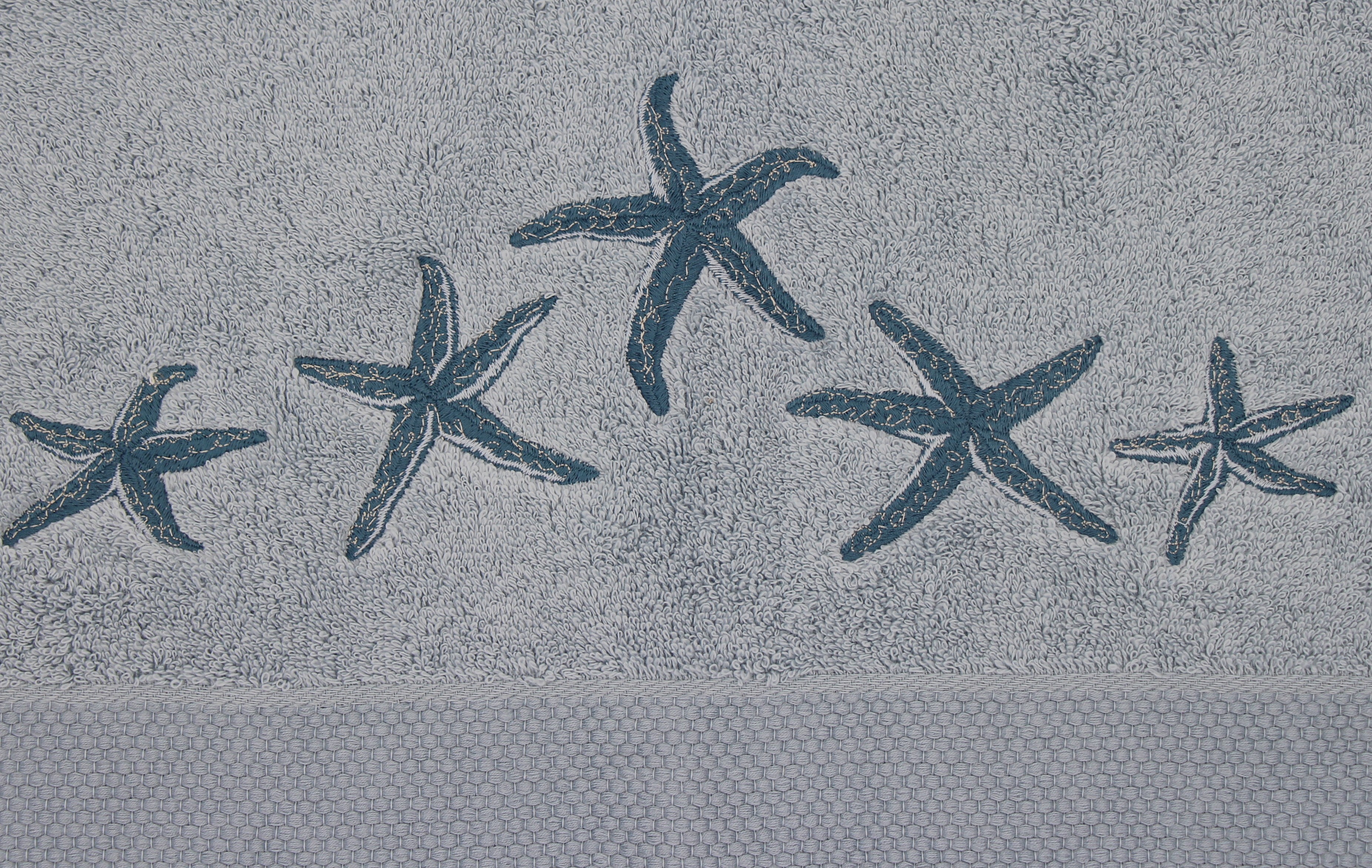 "Starfish" bath towels