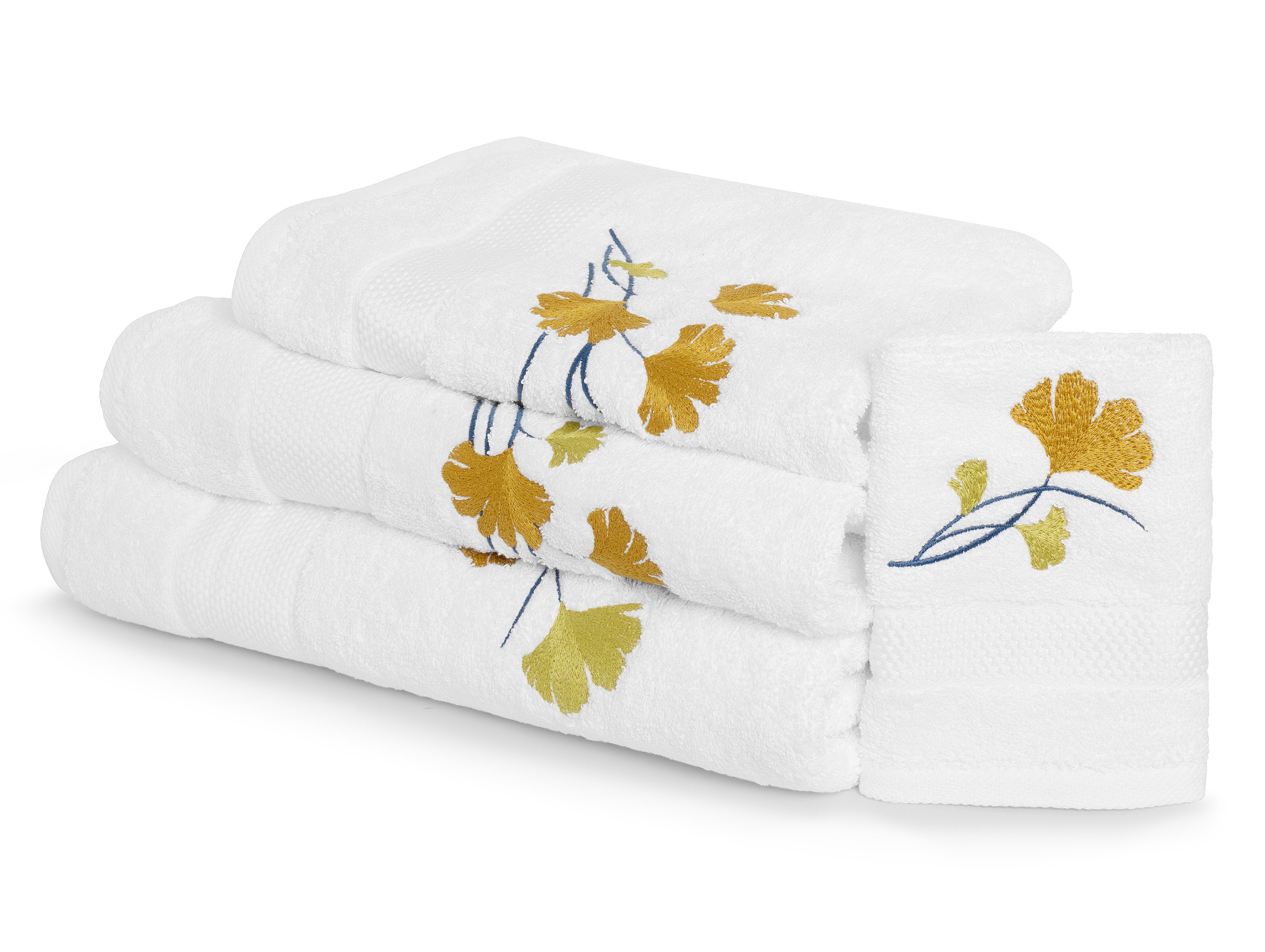 SOUS LE VENT embroidered bath towels