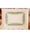 "Fougères Directoire" embroidered tray