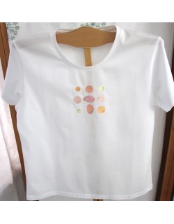 "Galets" embroidered t-shirt