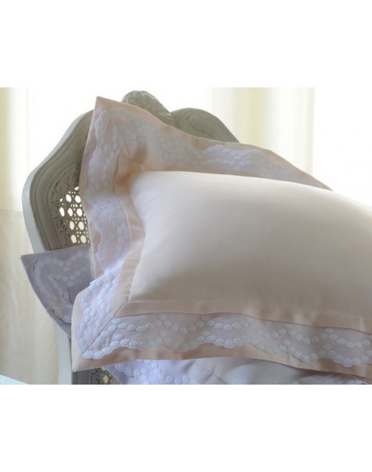 "Plumetis" boudoir pillow case