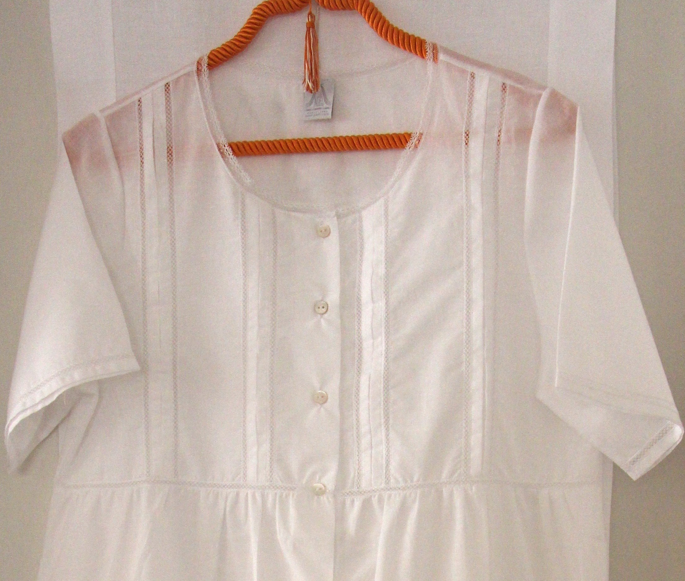 "Flora" nightgown (short sleeves)