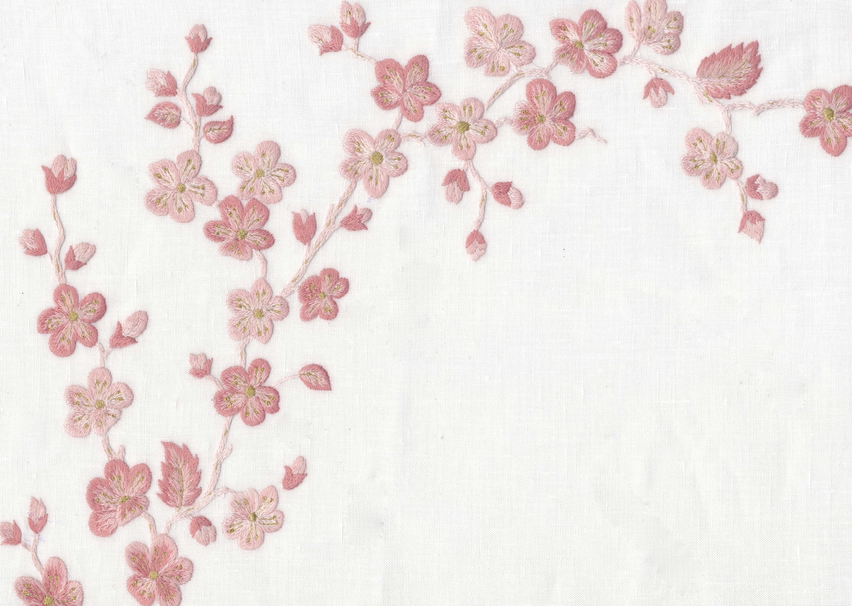 "Fleurs de pommier" placemat pattern